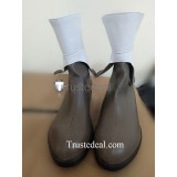 Final Fantasy IX Eiko Carol Brown White Cosplay Boots Shoes
