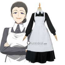 The Promised Neverland Yakusoku no Nebarando Isabella Maid White Black Cosplay Costume