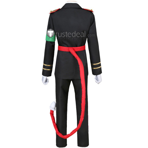Nanbaka Samon Gokuu Black Cosplay Costumes