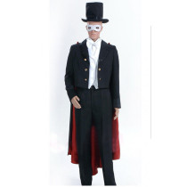 Sailor Moon Tuxedo Mask Black Cosplay Costume