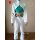 Jojo's Bizarre Adventure Diamond Is Unbreakable Rohan Kishibe White Cosplay Costume 2