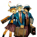 The Promised Neverland Yakusoku no Nebarando Emma Norman Ray Blue Uniform Cosplay Costumes