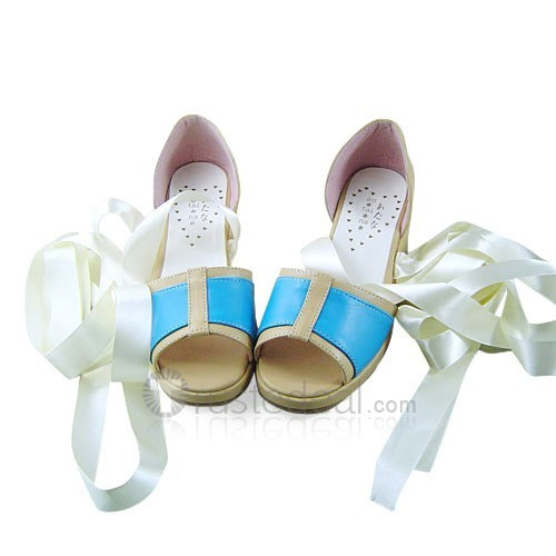Harukanaru Toki no Naka de (Within the Expanse of a Distant Time) 4 Chihiro Ashihara Blue Cosplay Shoes