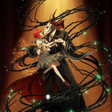 The Ancient Magus' Bride Chise Hatori White Gray School Uniform Cosplay Costume