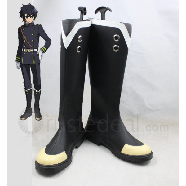 Seraph of the End Owari no Serafu Yuichiro Hyakuya Yoichi Saotome Shinoa Hiragi Cosplay Shoes Boots