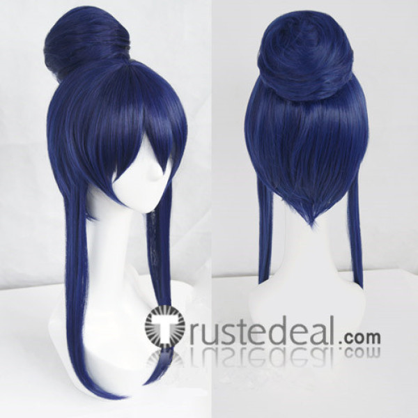 Love Live Seven Lucky Gods Sonoda Umi Dark Blue Cosplay Wig