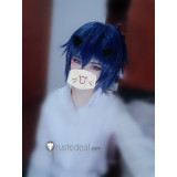 Shugo Chara Ikuto Tsukiyomi Death Rebel Blue Black Cosplay Wig
