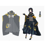 Pokemon Gijinka Umbreon Black Cosplay Costume