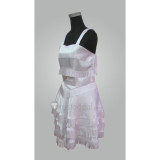 League of Legends Mafia Jinx White Dress Cosplay Costume