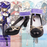 Genshin Impact Fischl Lisa Razor Xiangling Jean Cosplay Shoes Boots