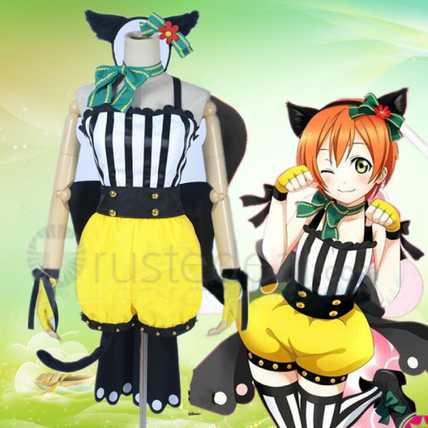 Love Live Rin Hoshizora Animal Cat Cosplay Costume