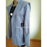 Death Note Misa Amane Manga Cover Stripe Punk Jacket Cosplay Costume