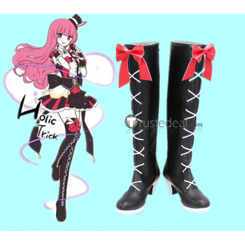 Prism Paradise PriPara Sophie Hojo Black Cosplay Shoes Boots