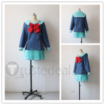 The Devil Is A Part Timer Chiho Sasaki Sailor Suit School Cosplay Costume