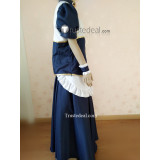 High School DxD Queen Grayfia Lucifuge Blue Maid Cosplay Costume