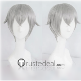 Touken Ranbu Hotarumaru Silver Gray Cosplay Wig