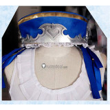 SINoALICE Kaguya Cleric Blue White Cosplay Costume