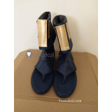 League of Legends LOL Aspect of Twilight Zoe Blue Cosplay Shoes