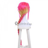 Nanbaka Uno Liang Pink Blonde Black Styled Cosplay Wig