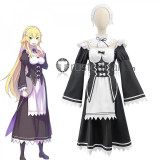 Re Zero Kara Hajimeru Isekai Seikatsu Frederica Baumann Maid White Black Cosplay Costume