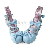 Sweet Red PU Lolita Shoes