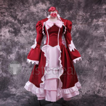 Black Butler Elizabeth Middleford Lizzy Red Dance Dress Cosplay