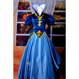Fairy Tail Juvia Lockser Blue Cosplay Dress