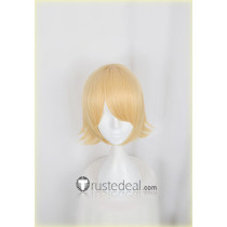 VOCALOID Kagamine Rin Short Golden Blonde Cosplay Wig