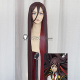 Juuni Taisen Zodiac War Ushii Eiji Kashii Brown Dark Red Cosplay Wig