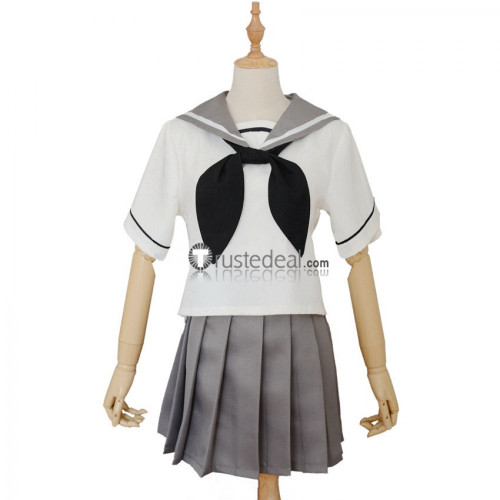 The Ancient Magus' Bride Chise Hatori White Gray School Uniform Cosplay Costume