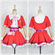 The Idolmaster Cinderella Girls New Generation Uzuki Shimamura Red Cosplay Costume