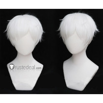 Yakusoku no Nebarando Norman White Cosplay Wig