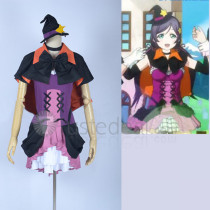 Love Live Tojo Nozomi Maki Kotori Eli Nico Rin Hanayo Honoka Umi Dancing stars on Me Holloween Cosplay Costume