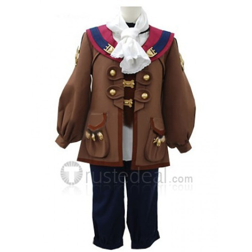 Final Fantasy XI Male Scholar Cosplay Costume