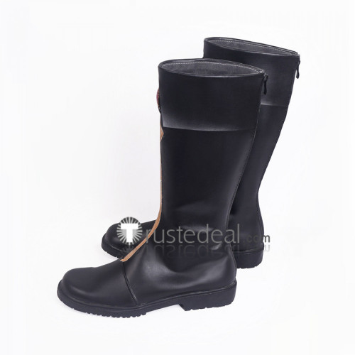 Fire Emblem Genealogy of the Holy War Arvis Black Cosplay Boots Shoes