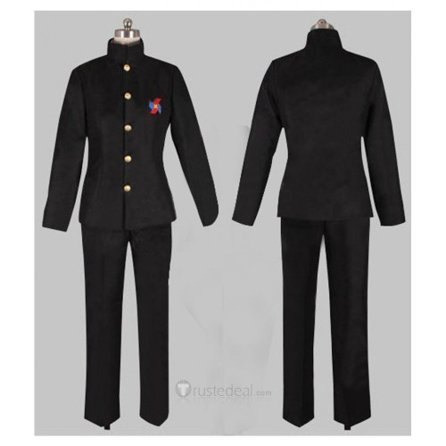 Another Kouichi Sakakibara Boys Black School Uniform Cosplay Costume