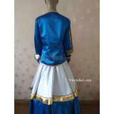 League of Legends Queen Ashe Blue Dress Cosplay Costume