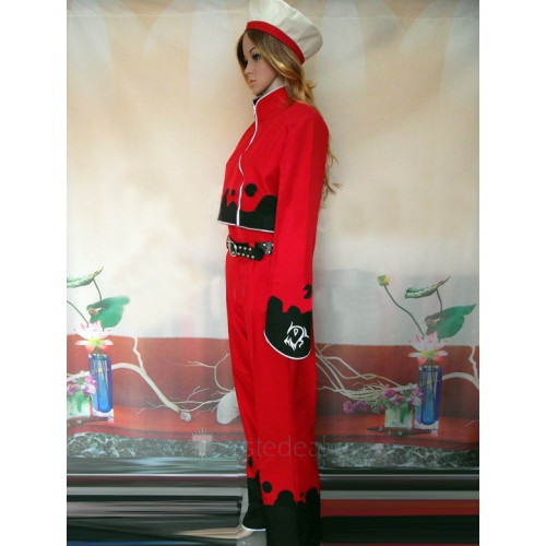 The King of Fighters Ash Crimson Red Cosplay Costume