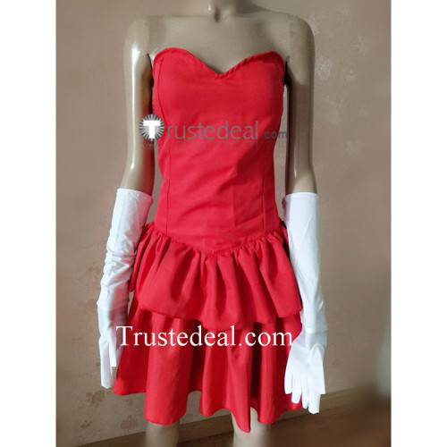 Commission Perfect Blue Mima Kirigoe Red Pink Dress Cosplay Costume