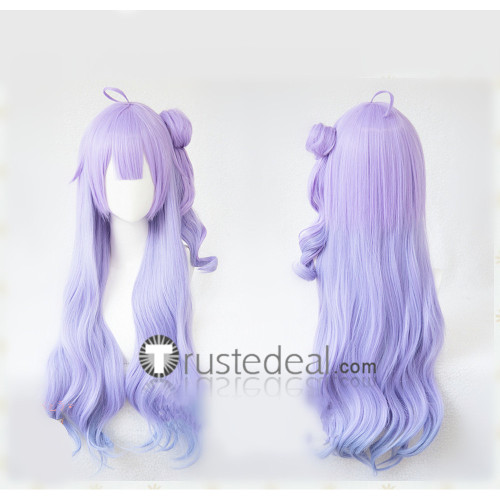 Azur Lane Unicorn Atago Takao Azuma Black Blue Purple Cosplay Wigs