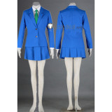 Detective Conan Mouri Ran School Blue Cosplay Costume
