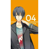 Tsukiuta Six Gravity Uduki Arata Grey Black Mixed Cosplay Wig