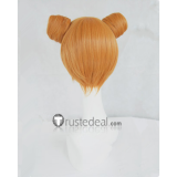 Love Live Kousaka Honoka Orange Bun Cosplay Wig