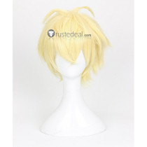 Seraph of the End Owari no Serafu Mikaela Hyakuya Light Blonde Cosplay Wig