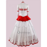 Sword Art Online Asuna Yuuki Alice Zuberg Game Wedding Dress Cosplay Costume