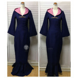 Little Witch Academia Akko Sucy Lotte Diana Blue Cosplay Costume