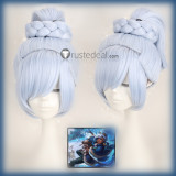 League of Legends LOL Freljord Taliyah Stoneweaver Blue Cosplay Wig