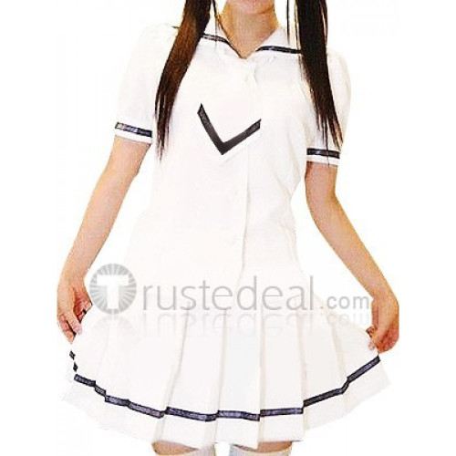 White Short Sleeves School Uniform