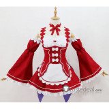 Re Zero Kara Hajimeru Isekai Seikatsu Twins Rem Ram Small Devil Demon Maid Cosplay Costumes
