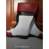 Red White Cosplay Boots Shoes
